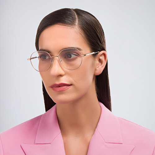 BOTTEGA VENETA Unisex Round Eyeglasses