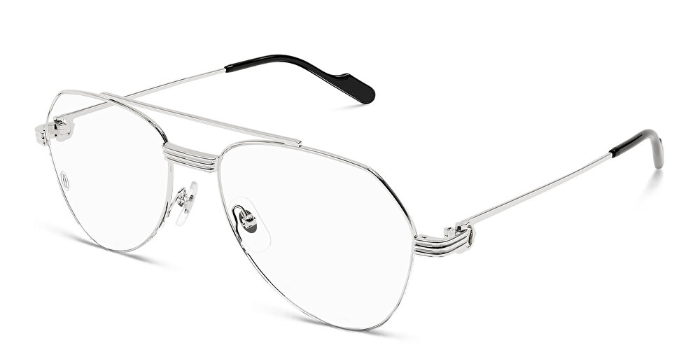كارتييه نظارات طبية بروميير دو كارتييه واسعة طراز أفياتور