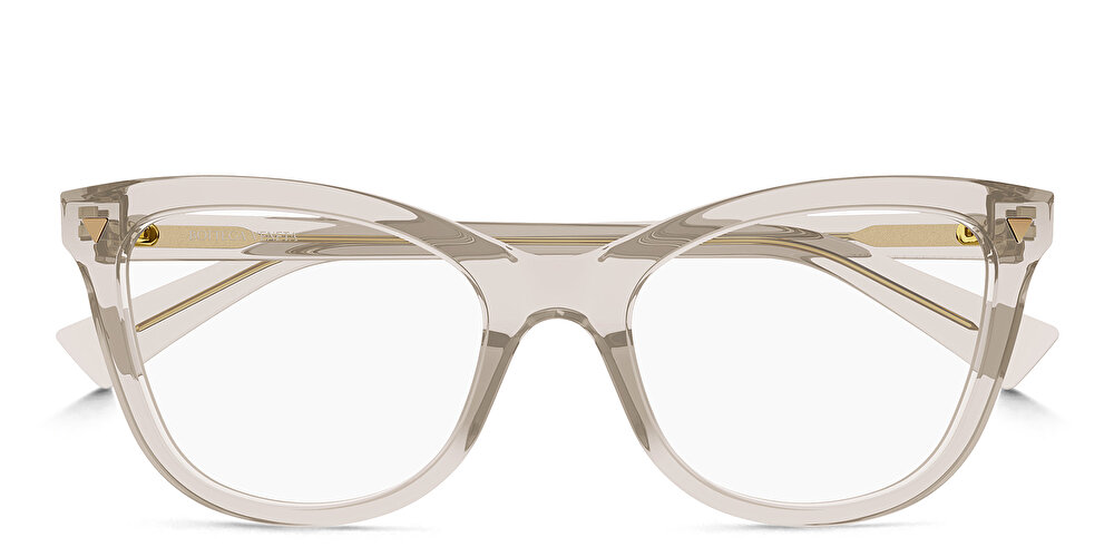 BOTTEGA VENETA Triangle Stud Cat-Eye Eyeglasses