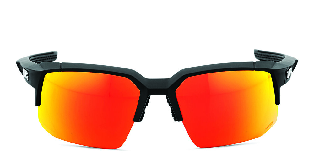 100% Speedcoupe Unisex Half-Rim Square Sunglasses