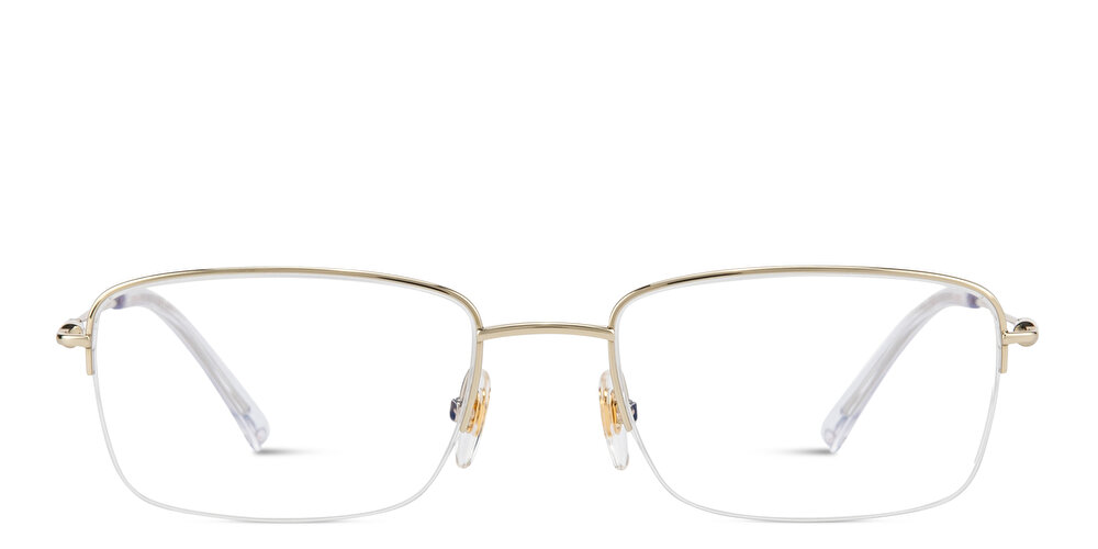 EYE'M FORWARD Logo Half-Rim Rectangle Eyeglasses