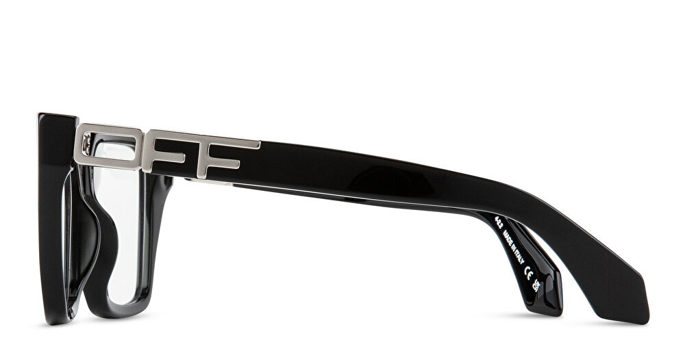 أوف وايت نظارات طبية مربّعة للجنسين بشعار العلامة