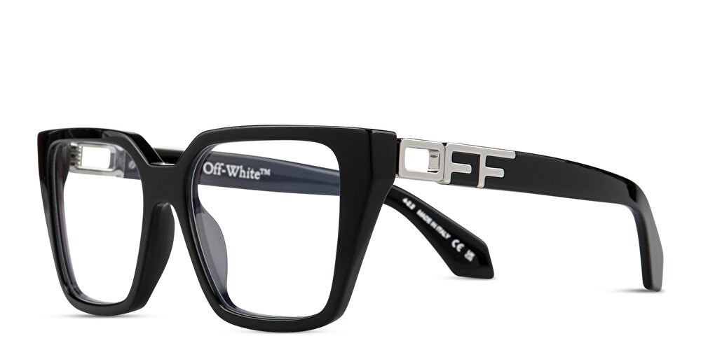 OFF WHITE Logo Unisex Square Eyeglasses
