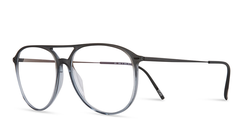 Silhouette Wide Aviator Eyeglasses