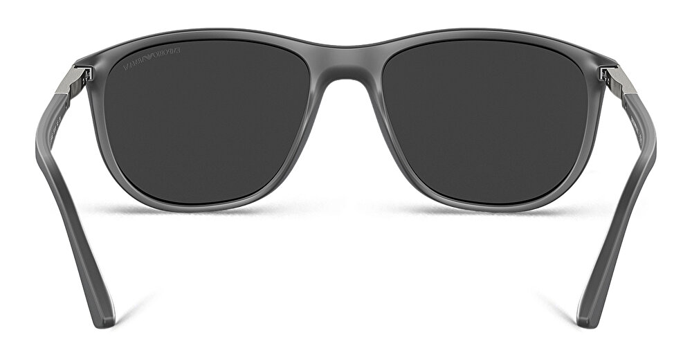 أمبوريو أرماني نظارات شمسية مربّعة بشعار العلامة