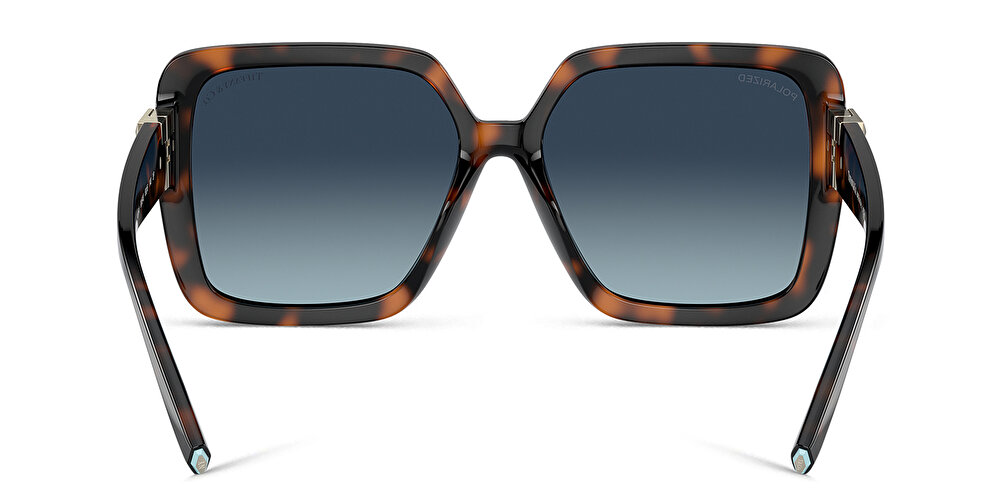 تيفاني أند كومباني نظارات شمسية مربّعة كبيرة بشعار T