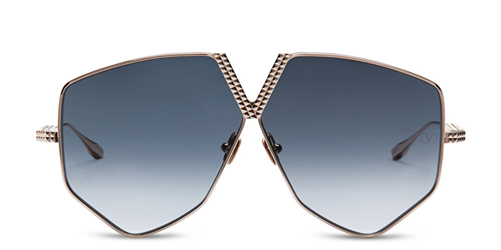 VALENTINO Unisex Oversized Irregular Sunglasses
