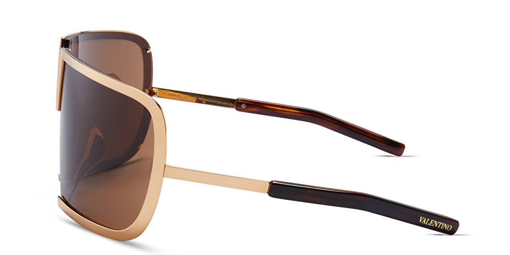 VALENTINO Unisex Oversized Wide Irregular Sunglasses