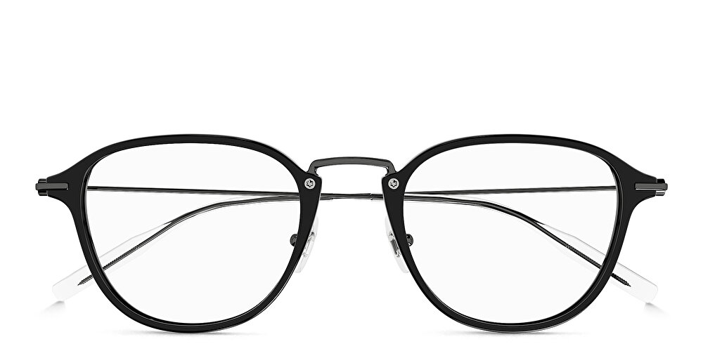 مونت بلانك نظارات طبية دائرية بشعار إكليل ثلجي