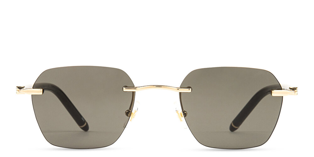 MONTBLANC Rimless Irregular Sunglasses