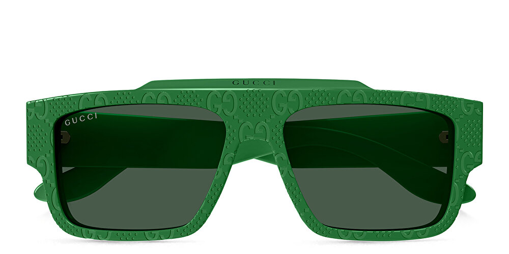 غوتشي نظارات شمسية فاسيتيد سبيكس بإطار مستطيل