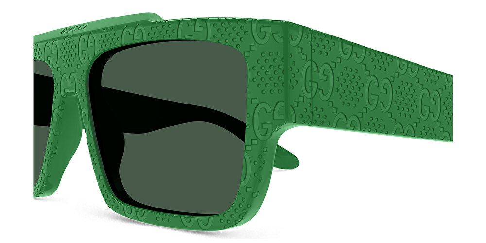 غوتشي نظارات شمسية فاسيتيد سبيكس بإطار مستطيل