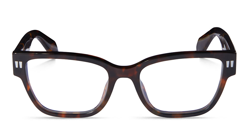 أوف وايت نظارات طبية مستطيلة للجنسين بشعار العلامة