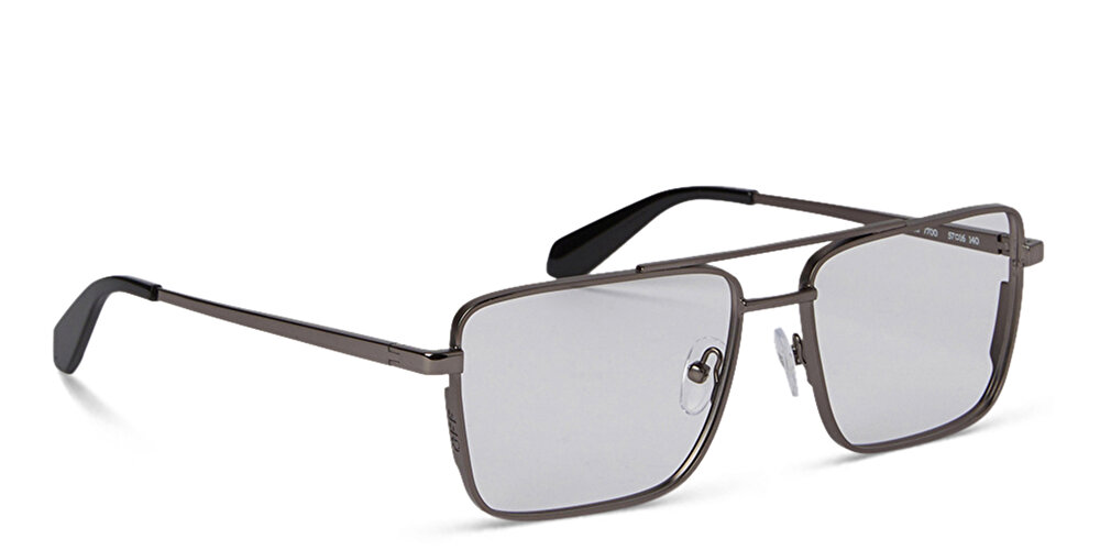 أوف وايت نظارات طبية مستطيلة واسعة للجنسين بشعار العلامة