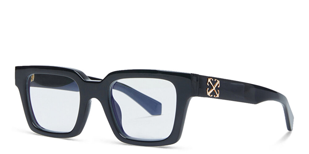 OFF WHITE Arrows Motif Unisex Square Eyeglasses