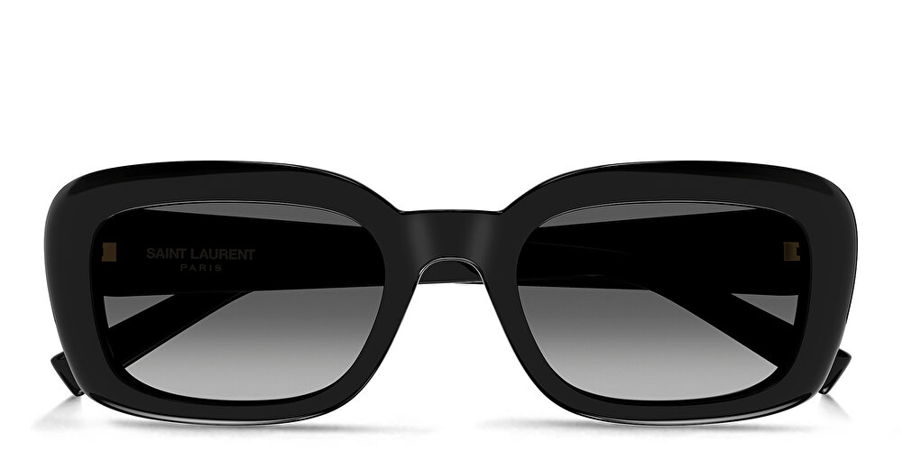 سان لوران نظارات شمسية مستطيلة بشعار العلامة