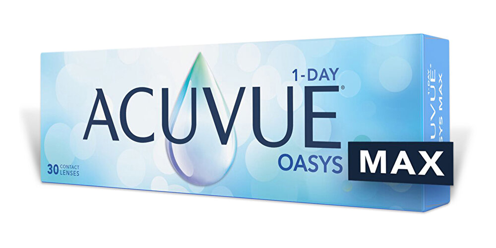 ACUVUE OASYS MAX 1-Day Clear Contact Lenses - Pack of 30