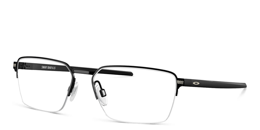 OAKLEY Half-Rim Wide Rectangle Eyeglasses