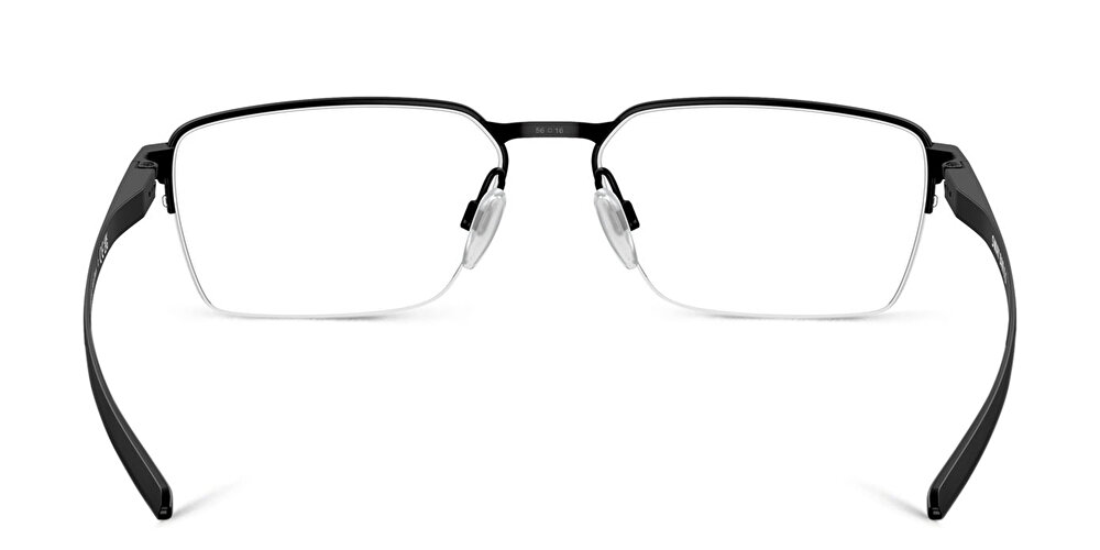 OAKLEY Half-Rim Wide Rectangle Eyeglasses