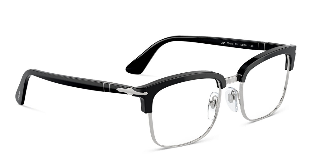 PERSOL Unisex Rectangle Eyeglasses