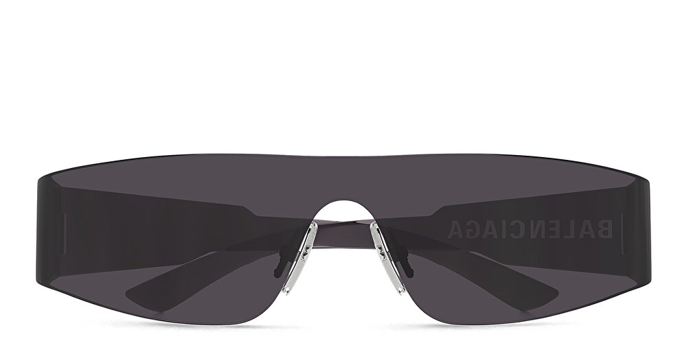 بالينسياغا نظارات شمسية مونو مستطيلة واسعة بدون إطار للجنسين