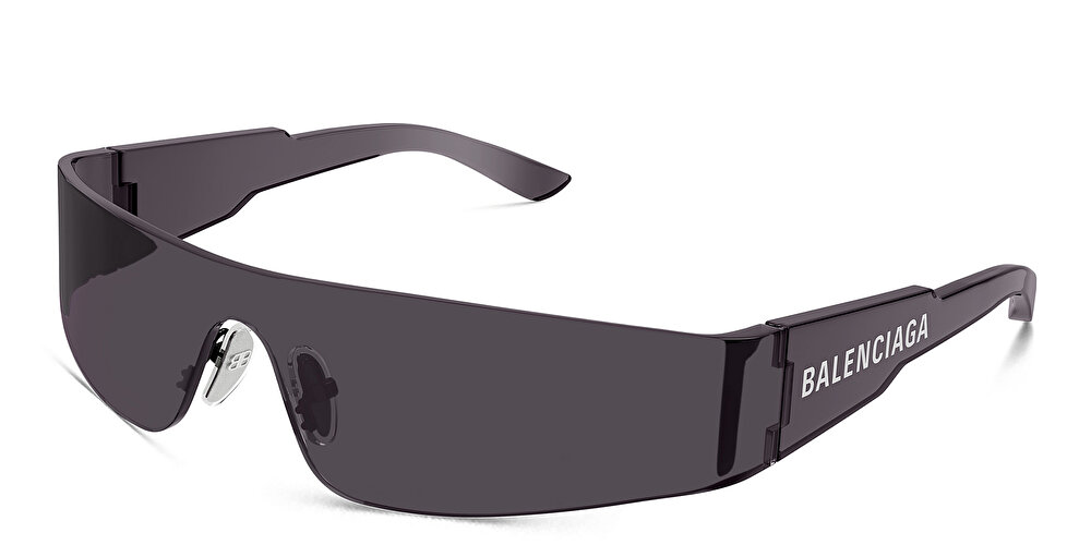 بالينسياغا نظارات شمسية مونو مستطيلة واسعة بدون إطار للجنسين
