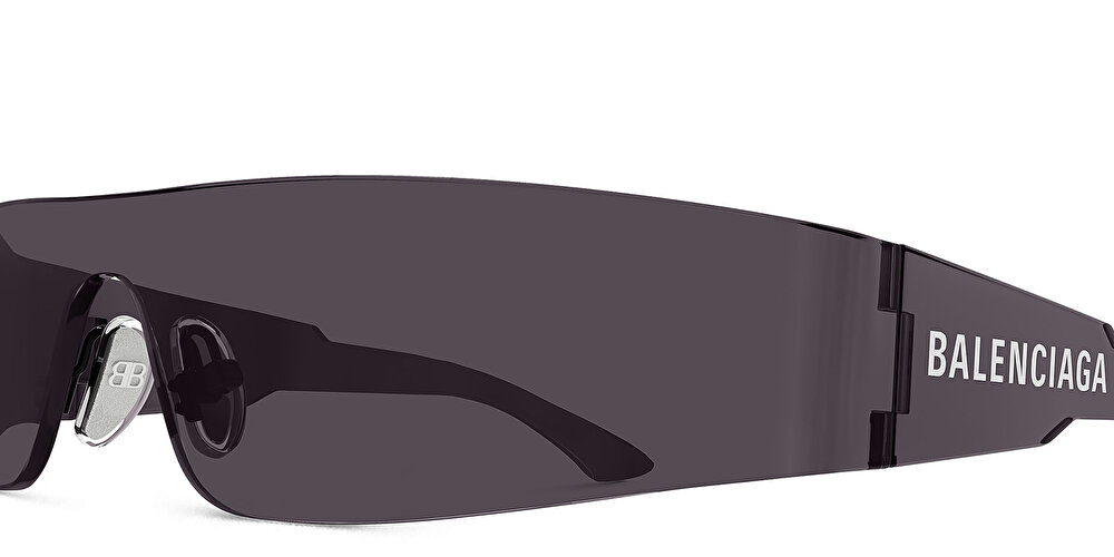 BALENCIAGA Mono Unisex Wide Rimless Rectangle Sunglasses