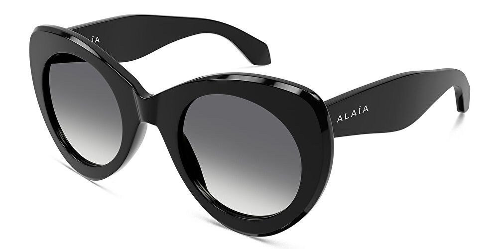 ALAIA Logo Oversized Cat-Eye Sunglasses