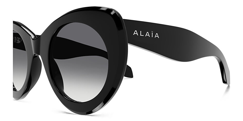 ALAIA Logo Oversized Cat-Eye Sunglasses