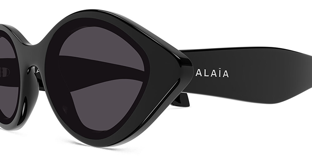 ALAIA Logo Round Sunglasses
