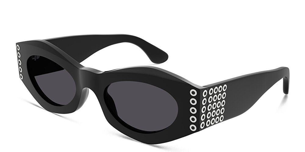 ALAIA Eyelet-Embellished Cat-Eye Sunglasses