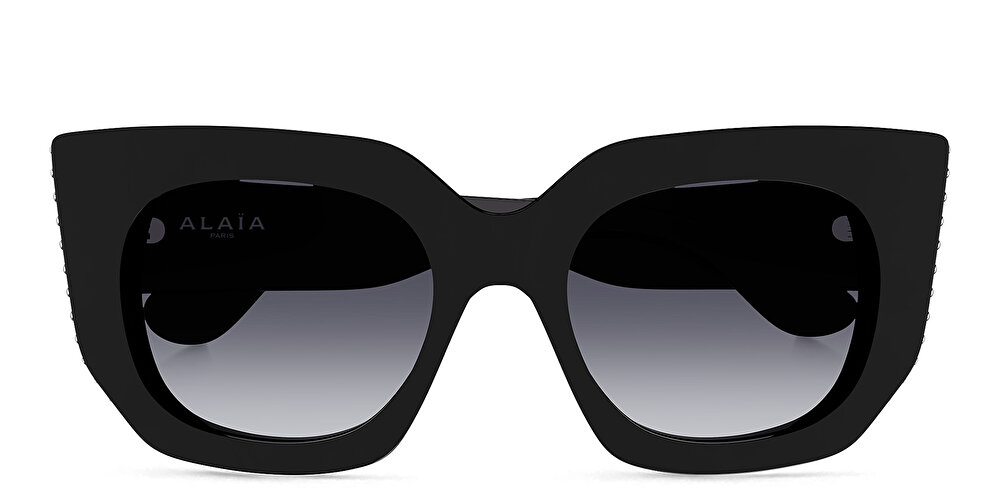 ALAIA Stud-Embellished Square Sunglasses