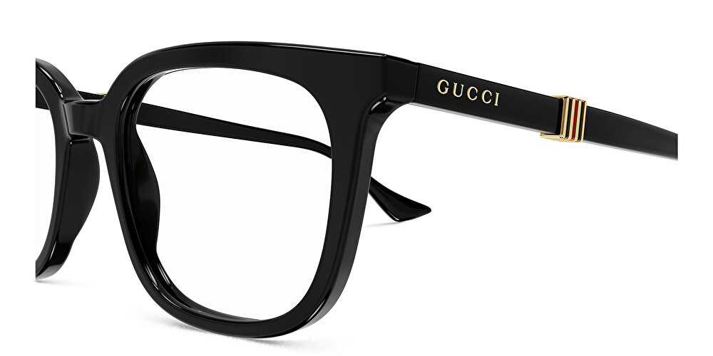 GUCCI Running Web Square Eyeglasses