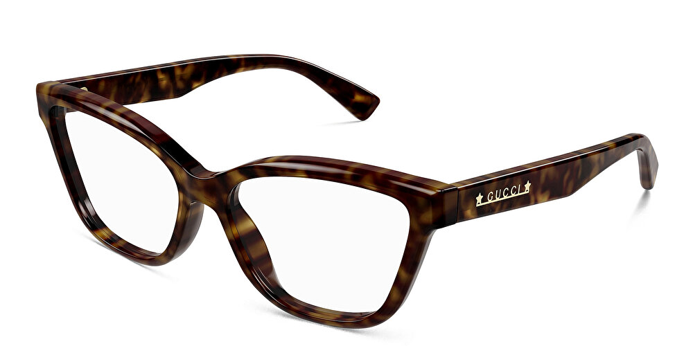 GUCCI Gucci Symbol Wide Cat-Eye Eyeglasses