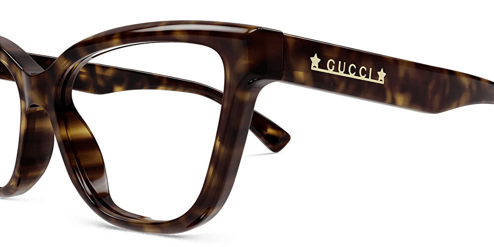 غوتشي نظارات طبية واسعة طراز كات آي بشعار العلامة