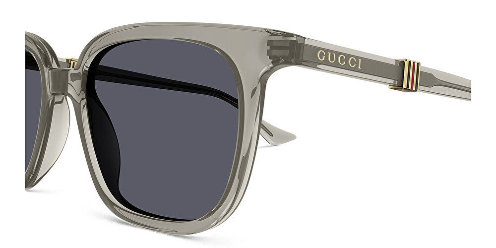 GUCCI Running Web Square Sunglasses