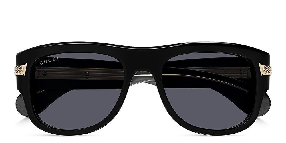 غوتشي نظارات شمسية نيويورك مستوحاة من الثلاثينيات بإطار مستطيل