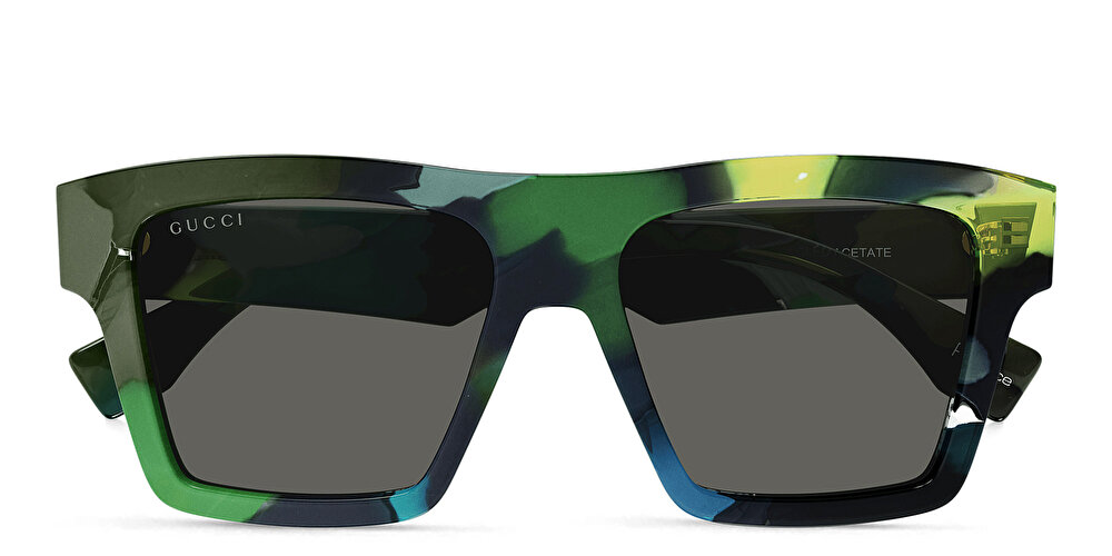 غوتشي نظارات شمسية لينيا ليتيرينغ بإطار مربّع من مجموعة 