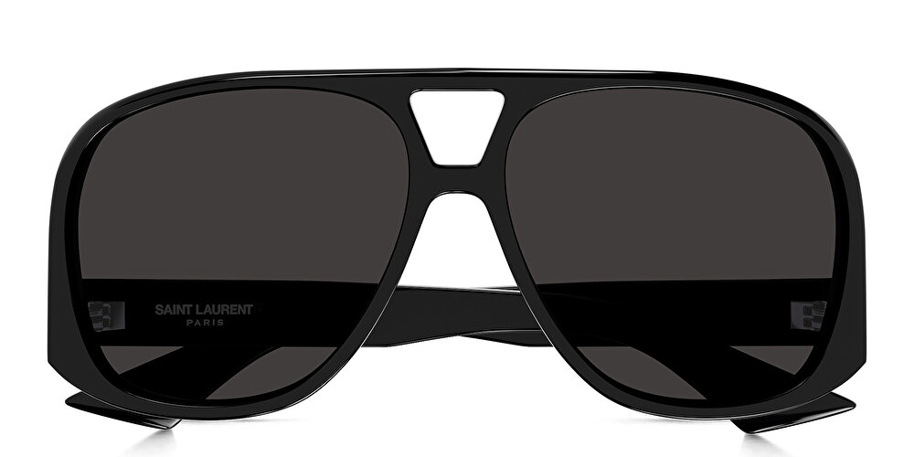 سان لوران نظارات شمسية سولاس مستوحاة من عروض الأزياء طراز أفياتور