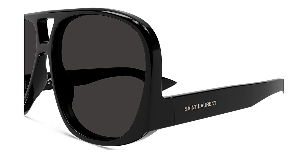 سان لوران نظارات شمسية سولاس مستوحاة من عروض الأزياء طراز أفياتور