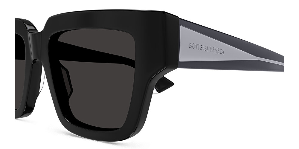 بوتيغا فينيتا نظارات شمسية مربّعة بالشعار المثلّث حيادي اللون