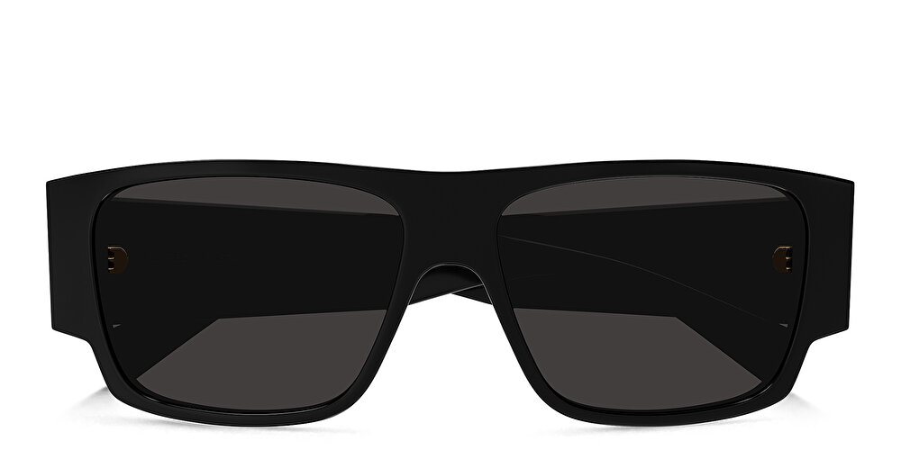 BOTTEGA VENETA Bold Triangle Stud Rectangle Sunglasses