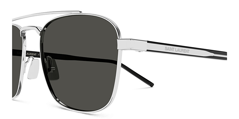 SAINT LAURENT Thin Naked Wire Core Unisex Aviator Sunglasses