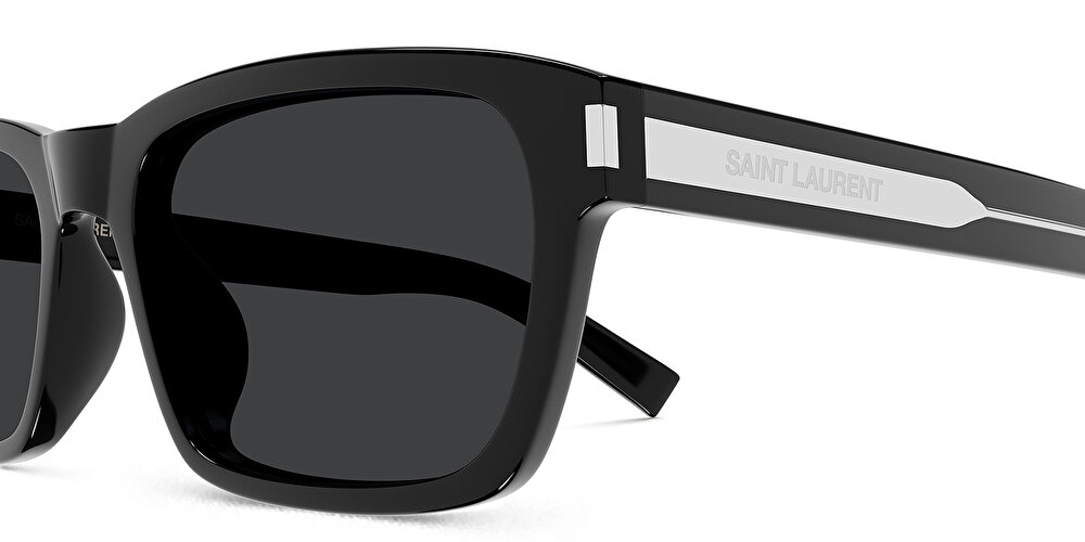 SAINT LAURENT Mid Naked Wire Core Rectangle Sunglasses