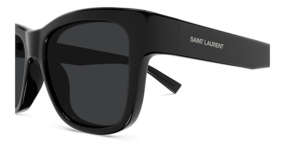SAINT LAURENT Script Square Sunglasses