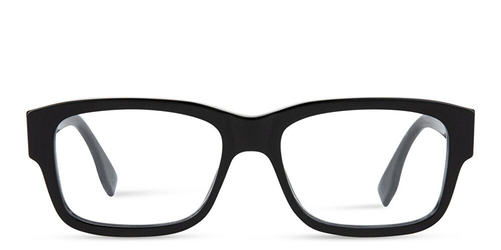 فيندي نظارات طبية مستطيلة واسعة بشعار فندي