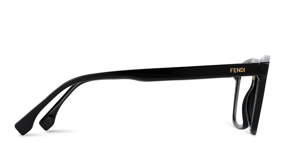 FENDI Logo Wide Rectangle Eyeglasses