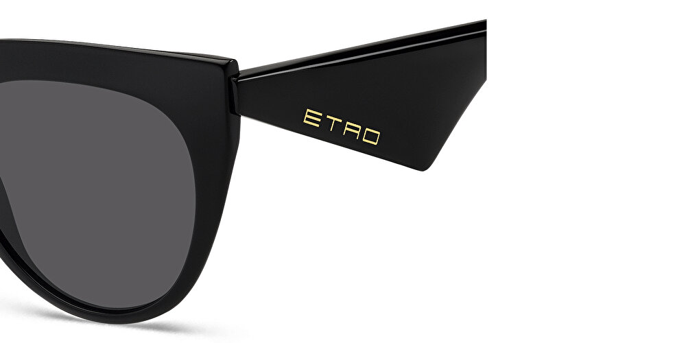ETRO Tailoring Oversized Cat-Eye Sunglasses
