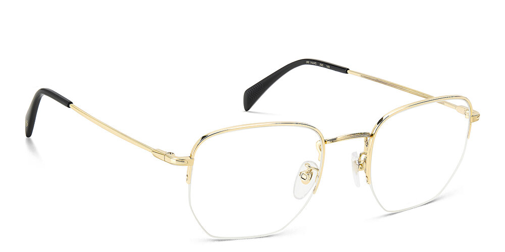 DAVID BECKHAM Timeless Icons Half-Rim Irregular Eyeglasses