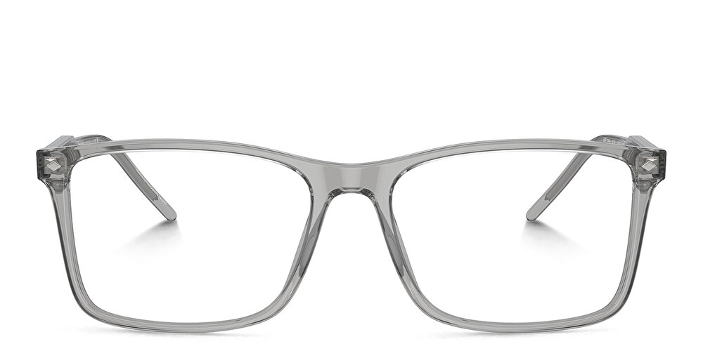 جورجو أرماني نظارات طبية مستطيلة واسعة بشعار العلامة